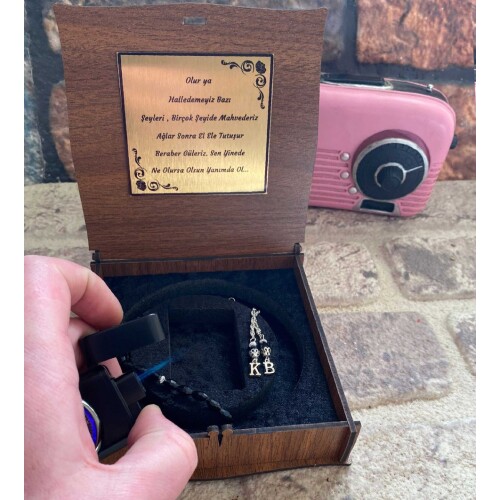 Sevgiliye Hediye Saatli Işıklı Çakmak Ve Tespih