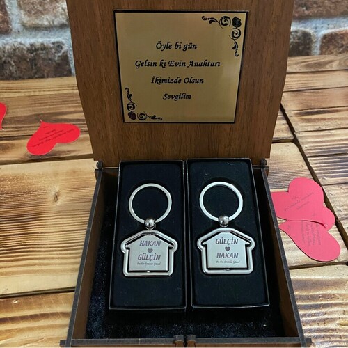 Bu Ev Seninle Güzel 2li Anahtarlık Seti