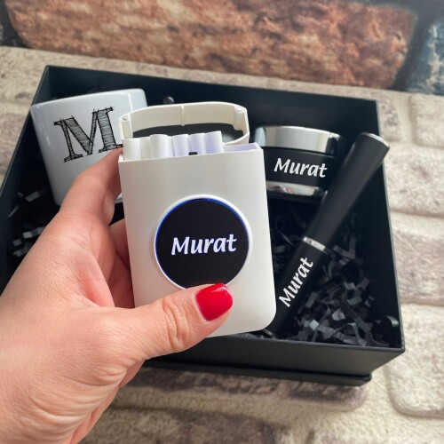 Dolu Dolu VİP Set T Kupalı Usb Çakmaklı Işıklı Tabaka