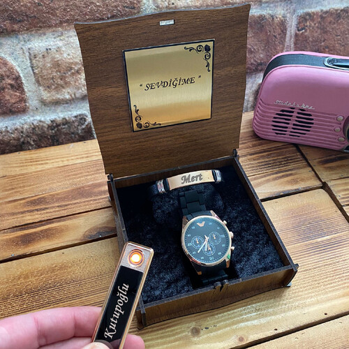 Elektronik Çakmaklı Hediye Seti