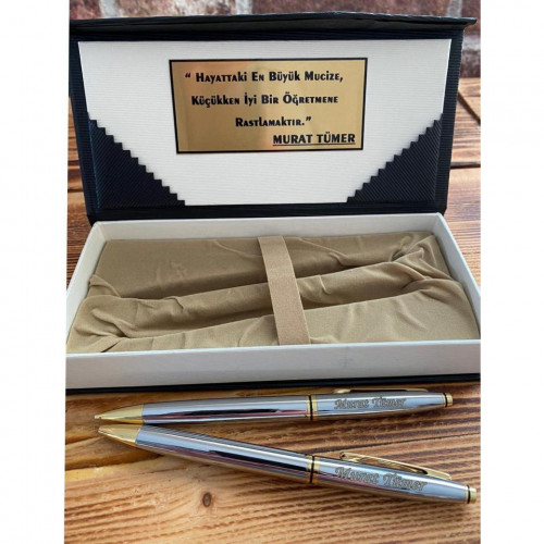 Kişiye Özel 2li Lüx Kalem Seti