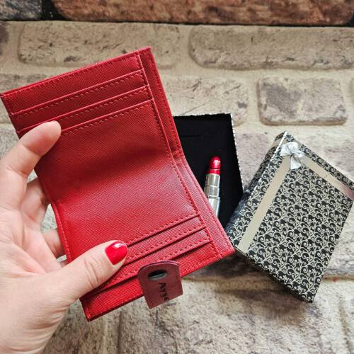 Kişiye Özel Cüzdan ve Ruj Çakmak Seti