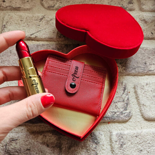 Kişiye Özel Cüzdan ve Ruj Çakmak Seti