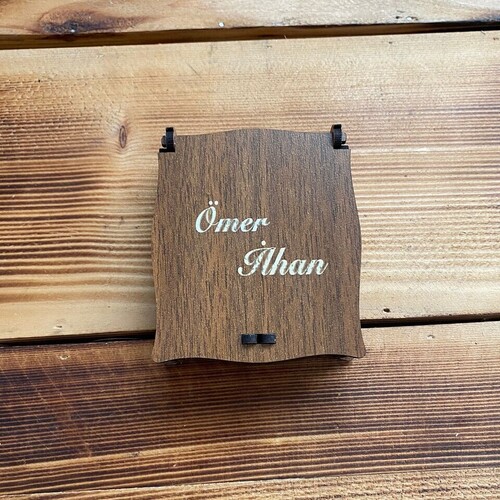 Kişiye Özel Gizli Bölmeli Ahşap Kutulu Çakmak