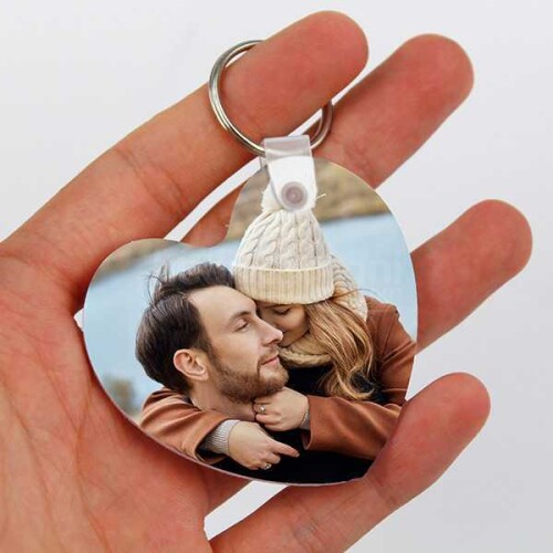 Kişiye Özel Kalp Anahtarlık 2li Set