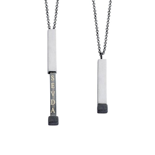 Kişiye Özel Kolye Bileklik ve Çakmak Seti