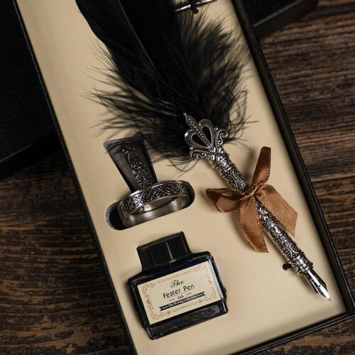 Kişiye Özel Kutulu Divit Dolma Kalem Seti