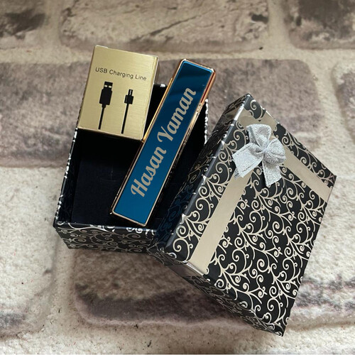 Kişiye Özel USB Şarjlı Elektronik Çakmak