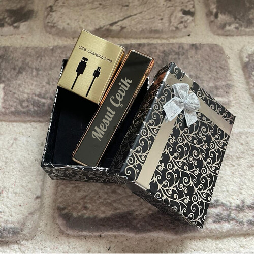 Kişiye Özel USB Şarjlı Elektronik Çakmak