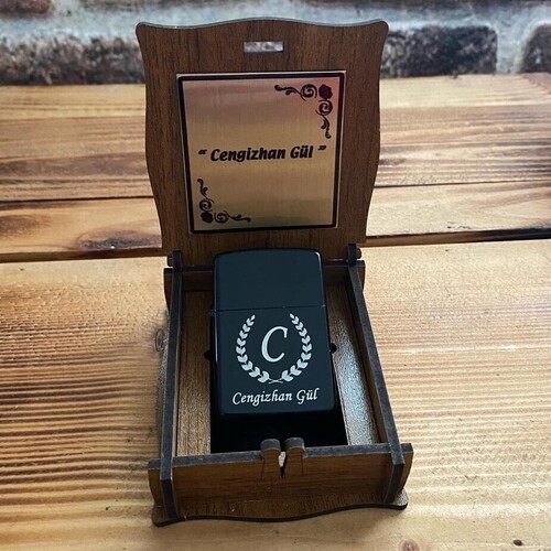 Kişiye Özel Zippo Görünümlü Metal Çakmak