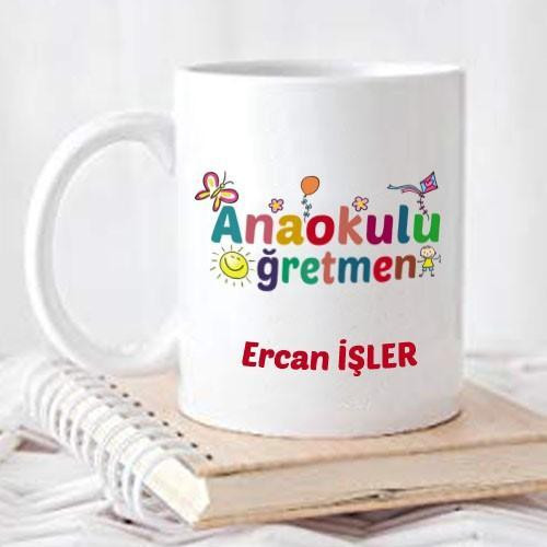 Öğretmene Hediye Kupa Bardak - Anaokulu Öğretmeni