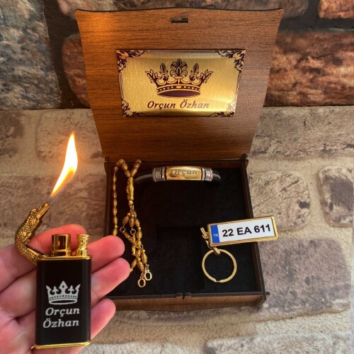 Sevgiliye Hediye Timsah Çakmak Seti