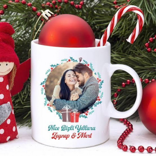 Yılbaşı Hediyesi Fotoğraflı Kupa Bardak