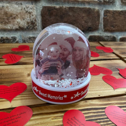Yılbaşı Hediyesi Kar Küresi Çerçeve - Sweet Memories
