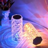 Rose Diamond Table Lamp - Kristal Görünümlü LED Masa Lambası
